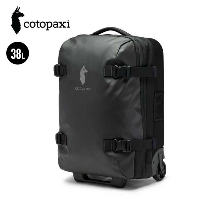 コトパクシ スーツケース cotopaxi 420168 ALLPA 38L ROLLER BAG キャリーバッグ ローラーバッグ 機内持ち込み可 耐水 ブラック (241011)