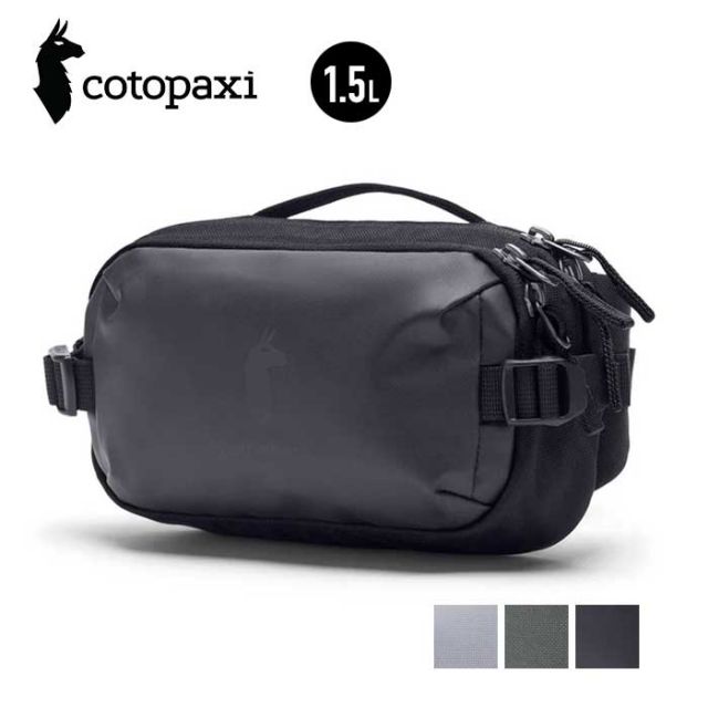 コトパクシ バッグ cotopaxi 420198 ALLPA X 1. 5L HIP PACK メンズ レディース ユニセックス ウエストバッグ ショルダーバッグ ヒップパック 小さめ 旅行 トラベル リサイクル トラベルバッグ (241011)