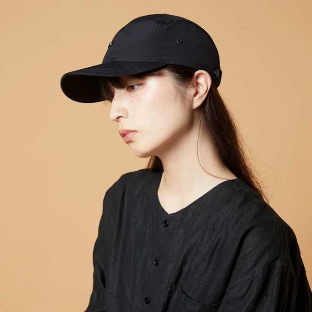 CPH シーピーエイチ キャップ 06-98 6 JET CAP / RE CONHN 帽子 ワンポイント 春夏 メンズ レディース ユニセックス ブラック カーキ フリーサイズ コットン ナイロン ドライ 深め  (240326)