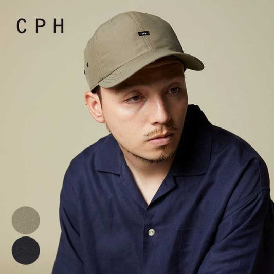 CPH シーピーエイチ キャップ 06-98 6 JET CAP / RE CONHN 帽子 ワンポイント 春夏 メンズ レディース ユニセックス ブラック カーキ フリーサイズ コットン ナイロン ドライ 深め  (240326)