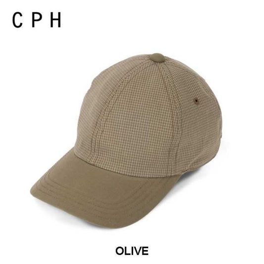 シーピーエイチ キャップ 帽子 CPH 07-37 ベースボールキャップ コットンキャップ 日本製 チェック柄  夏用 メンズ シンプル おしゃれ リーサイズ 通販(250328)