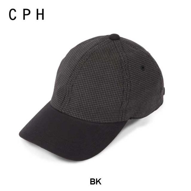シーピーエイチ キャップ 帽子 CPH 07-37 ベースボールキャップ コットンキャップ 日本製 チェック柄  夏用 メンズ シンプル おしゃれ リーサイズ 通販(250328)