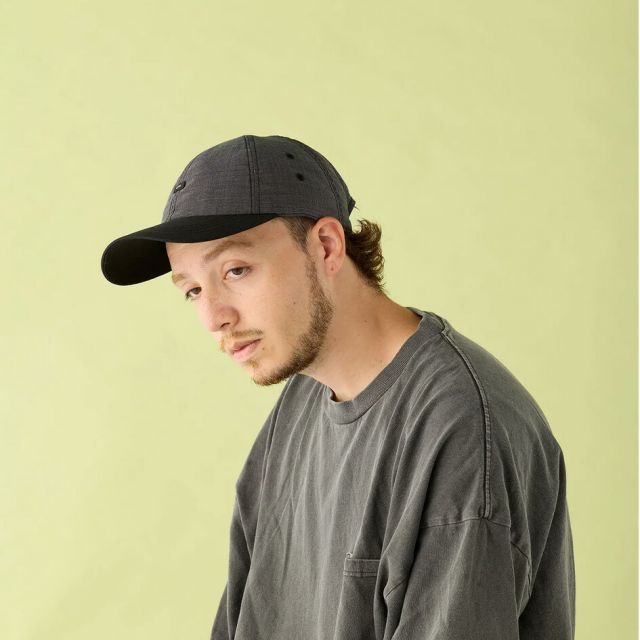 シーピーエイチ ヘッドウェア バギーキャップ クールマックス ブラック CPH BAGGY CAP COOLMAX BLACK キャップ メンズ レディース 帽子 軽量 吸水速乾 通気性 調整可能 ストリート カジュアル 07-60  BLK Q メール便 (260319)