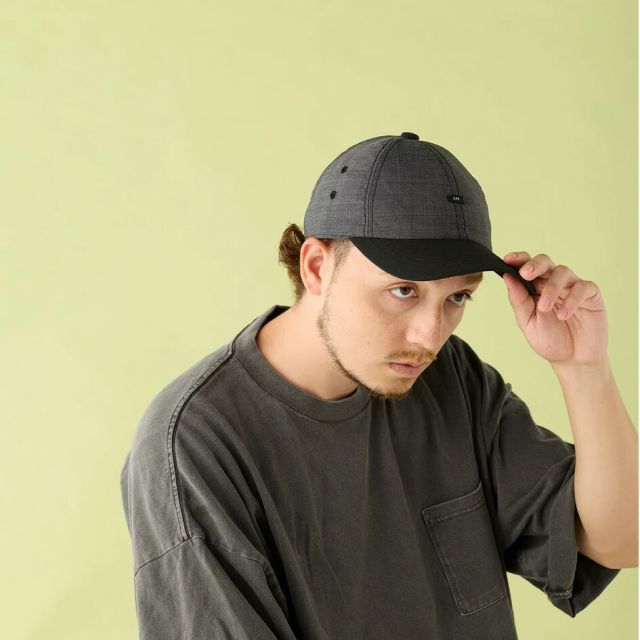 シーピーエイチ ヘッドウェア バギーキャップ クールマックス ブラック CPH BAGGY CAP COOLMAX BLACK キャップ メンズ レディース 帽子 軽量 吸水速乾 通気性 調整可能 ストリート カジュアル 07-60  BLK Q メール便 (260319)