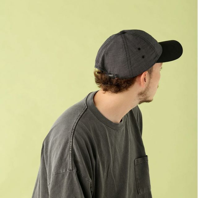 シーピーエイチ ヘッドウェア バギーキャップ クールマックス ブラック CPH BAGGY CAP COOLMAX BLACK キャップ メンズ レディース 帽子 軽量 吸水速乾 通気性 調整可能 ストリート カジュアル 07-60  BLK Q メール便 (260319)