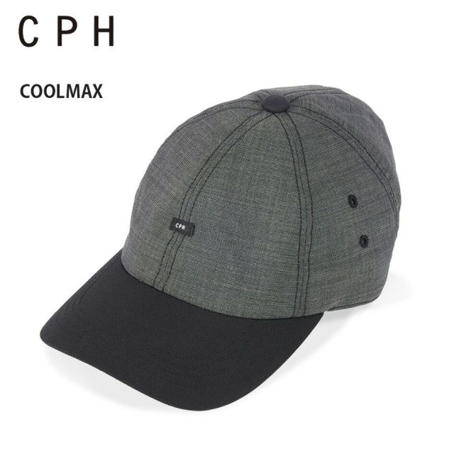 シーピーエイチ ヘッドウェア バギーキャップ クールマックス ブラック CPH BAGGY CAP COOLMAX BLACK キャップ メンズ レディース 帽子 軽量 吸水速乾 通気性 調整可能 ストリート カジュアル 07-60  BLK Q メール便 (260319)