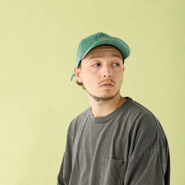 シーピーエイチ ヘッドウェア ディープ6パネルキャップ ピグメントブラック CPH DEEP 6 PANEL CAP PIGMENT BLACK キャップ メンズ レディース 帽子 深め コットン 日本製 フェード加工 サイズ調整 ストリート カジュアル 07-63  BLK Q メール便 (260319)