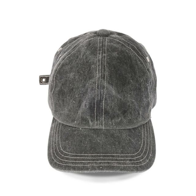 シーピーエイチ ヘッドウェア ディープ6パネルキャップ ピグメントブラック CPH DEEP 6 PANEL CAP PIGMENT BLACK キャップ メンズ レディース 帽子 深め コットン 日本製 フェード加工 サイズ調整 ストリート カジュアル 07-63  BLK Q メール便 (260319)