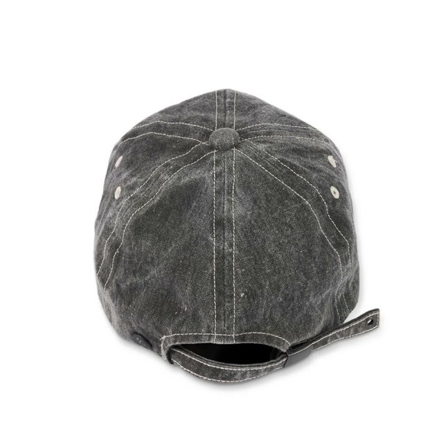 シーピーエイチ ヘッドウェア ディープ6パネルキャップ ピグメントブラック CPH DEEP 6 PANEL CAP PIGMENT BLACK キャップ メンズ レディース 帽子 深め コットン 日本製 フェード加工 サイズ調整 ストリート カジュアル 07-63  BLK Q メール便 (260319)
