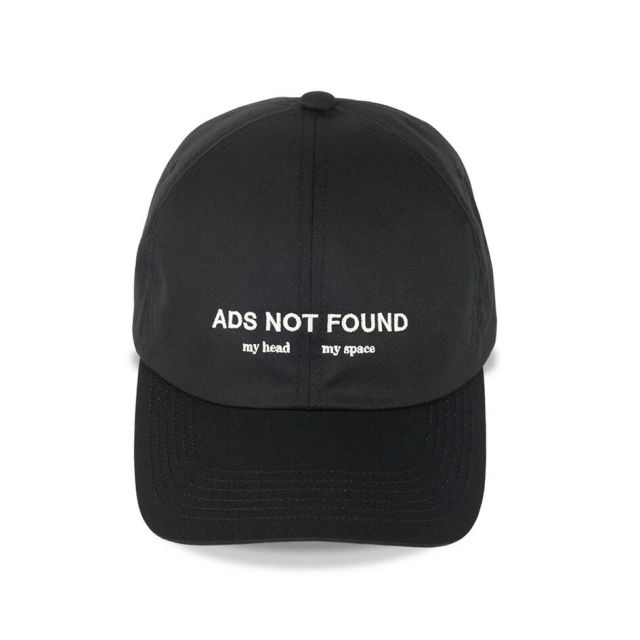 シーピーエイチ ヘッドウェア 6パネルキャップ ADS NOT FOUND ブラック ネイビー CPH 6 PANEL CAP ADS NOT FOUND BLACK NAVYメンズ レディース 帽子 ロゴキャップ 日本製 コットン混 調整可能 ストリート カジュアル 07-62 BLK Q (260319)