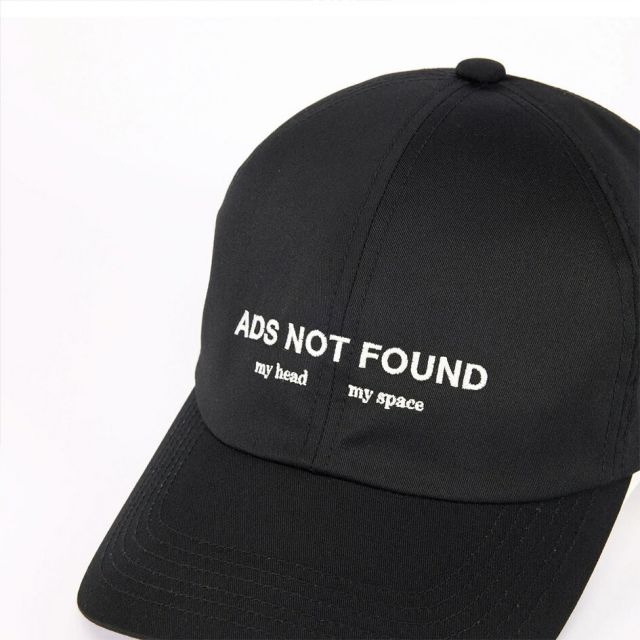 シーピーエイチ ヘッドウェア 6パネルキャップ ADS NOT FOUND ブラック ネイビー CPH 6 PANEL CAP ADS NOT FOUND BLACK NAVYメンズ レディース 帽子 ロゴキャップ 日本製 コットン混 調整可能 ストリート カジュアル 07-62 BLK Q (260319)
