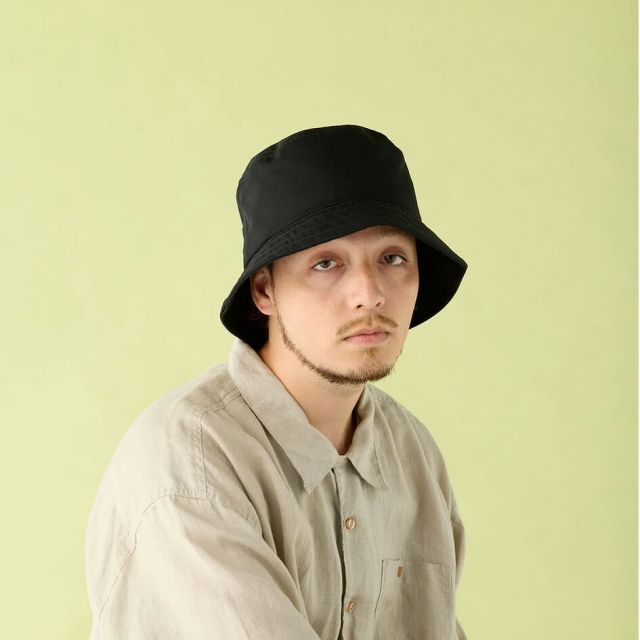 シーピーエイチ ヘッドウェア バケットハット スタンダード ブラック CPH BUCKET HAT STANDARD BLACK 30-55 メンズ レディース ハット 帽子 日本製 TCツイル 深め 軽量 通気性 調整可能 カジュアル CPH 30-55  BLK M/L メール便 (260319)