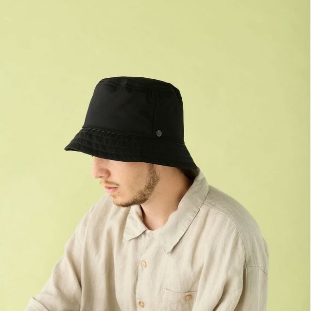 シーピーエイチ ヘッドウェア バケットハット スタンダード ブラック CPH BUCKET HAT STANDARD BLACK 30-55 メンズ レディース ハット 帽子 日本製 TCツイル 深め 軽量 通気性 調整可能 カジュアル CPH 30-55  BLK M/L メール便 (260319)
