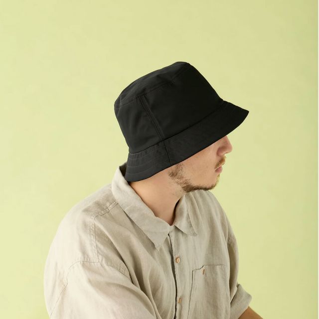 シーピーエイチ ヘッドウェア バケットハット スタンダード ブラック CPH BUCKET HAT STANDARD BLACK 30-55 メンズ レディース ハット 帽子 日本製 TCツイル 深め 軽量 通気性 調整可能 カジュアル CPH 30-55  BLK M/L メール便 (260319)
