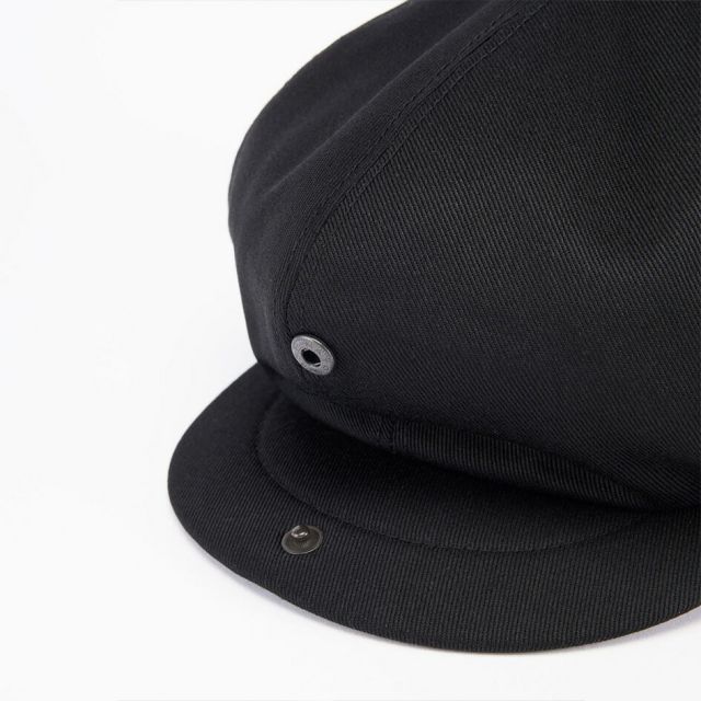 シーピーエイチ ヘッドウェア 575TCツイルキャスケット ブラック CPH 575TC TWILL CASQUETTE BLACK 07-57 メンズ レディース キャスケット 帽子 日本製 深め ツイル素材 サイズ調整 洗える ストリート カジュアル 575TC BLK M/L (260319)