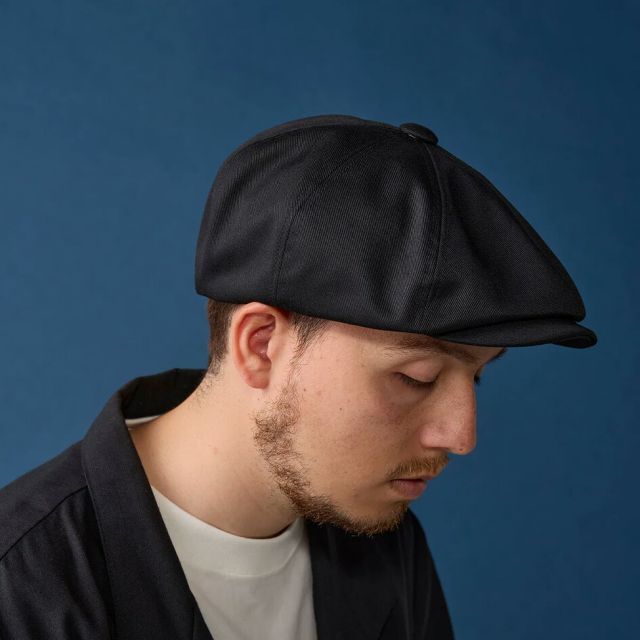 シーピーエイチ ヘッドウェア 575TCツイルキャスケット ブラック CPH 575TC TWILL CASQUETTE BLACK 07-57 メンズ レディース キャスケット 帽子 日本製 深め ツイル素材 サイズ調整 洗える ストリート カジュアル 575TC BLK M/L (260319)