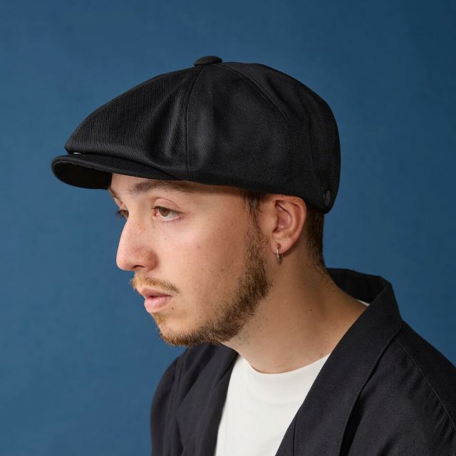 シーピーエイチ ヘッドウェア 575TCツイルキャスケット ブラック CPH 575TC TWILL CASQUETTE BLACK 07-57 メンズ レディース キャスケット 帽子 日本製 深め ツイル素材 サイズ調整 洗える ストリート カジュアル 575TC BLK M/L (260319)