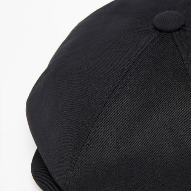 シーピーエイチ ヘッドウェア 575TCツイルキャスケット ブラック CPH 575TC TWILL CASQUETTE BLACK 07-57 メンズ レディース キャスケット 帽子 日本製 深め ツイル素材 サイズ調整 洗える ストリート カジュアル 575TC BLK M/L (260319)