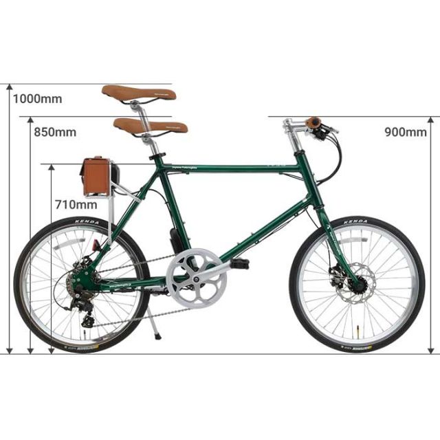 デイトナ 自転車 20インチ DAYTONA 電動自転車 (DE03) 51929/ 51930/ 51931/ 51932 電動アシストミニベロ 街乗り おしゃれ 人気 [230413]