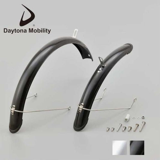 デイトナ DE01X フェンダーセット (2021-) 51828 51829 ブラック シルバー 自転車 アクセサリー パーツ (240829)