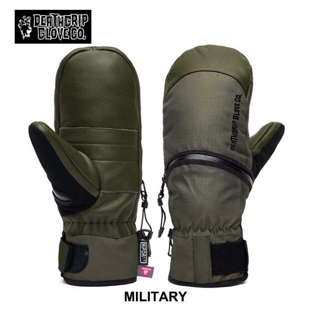 デスグリップ グローブ DEATHGRIP Werewolf Mitts ミトン ミット 手袋 スキー スノーボード ミトン ブラック カーキグリーン S / M / L (241129)