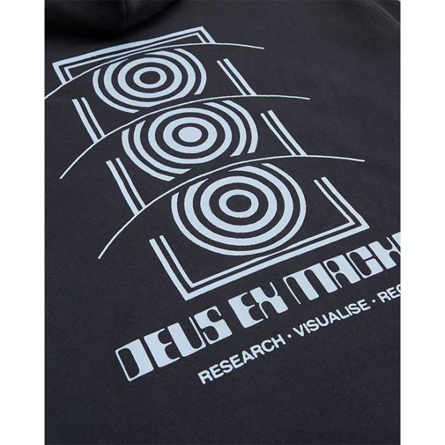 デウス エクス マキナ パーカー 裏起毛 メンズ レディース DEUS EX MACHINA DMF238978 RVR TECH HOODIE 長袖 トップス シンプル ストリート ブランド レディース 黒 グレー オーバーサイズ 大きめ ゆったり