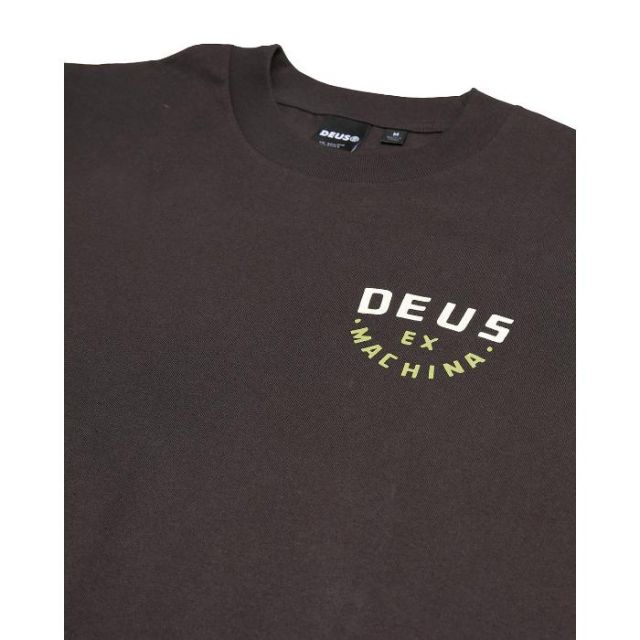 デウス tシャツ 半袖 deus Deus Ex Machina DMP241416B Out Doors Tee Anthracite  メール便 (240321)