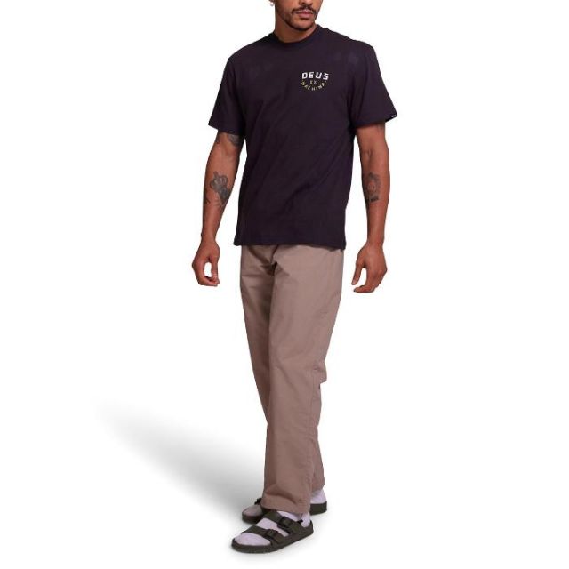 デウス tシャツ 半袖 deus Deus Ex Machina DMP241416B Out Doors Tee Anthracite  メール便 (240321)
