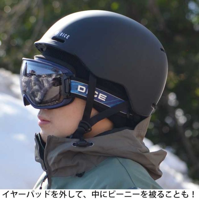 DICE [ D6 HELMET ]  ダイス 最軽量 ジャパンフィット 25-26モデル スノーボード ヘルメット スキー スノボ  ユニセックス プロテクター ケガ防止