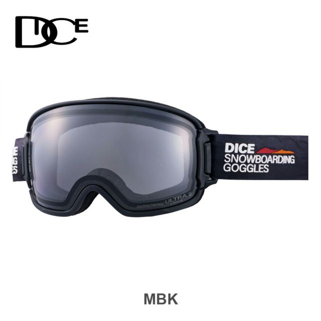 ダイス スノーゴーグル バンク DICE BK44570 / BK54570 (C-UL LGR/LSI) BANK 調光 ウルトラレンズ スノーボード スノボ スキー goggle [231020]