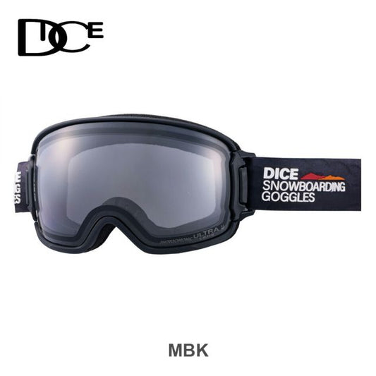 ダイス スノーゴーグル バンク DICE BK44570 / BK54570 (C-UL LGR/LSI) BANK 調光 ウルトラレンズ スノーボード スノボ スキー goggle [231020]