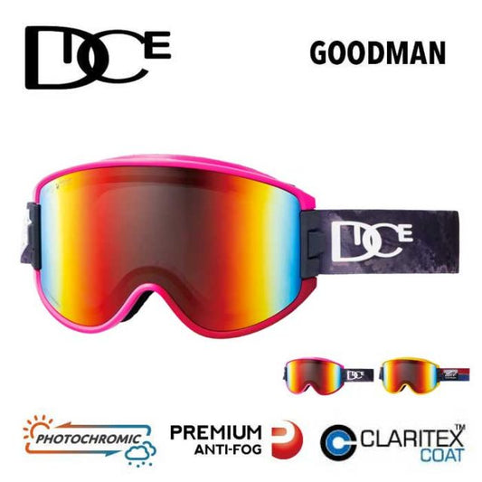 DICE ダイス グッドマン ゴーグル スノーボード GM45657 (C-GRY/SHA) GOODMAN