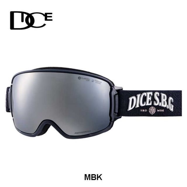 ダイス DICE ゴーグル バンク BK45573 BANK スキー スノーボード スノボ 偏光調光レンズ メンズ レディース 曇り止め A-BLOW SYSTEM搭載 UVカット (250130)