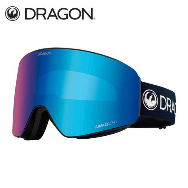 ドラゴン スノーゴーグル DRAGON  PXV PR BLACK/LLBLUESTEEL スノーボード スノボ スキー  goggle