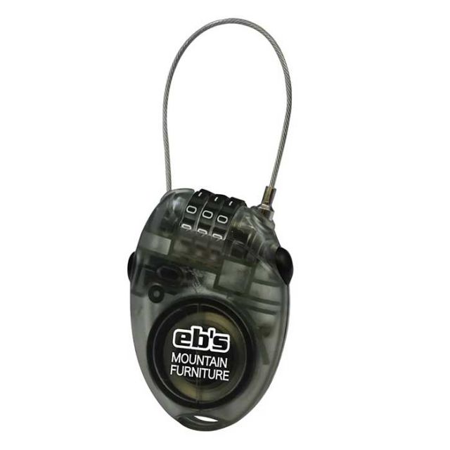 エビス ケーブルロック eb's CABLE LOCK SMOKE スノーボード スノボ 盗難防止  [メール便][221013]