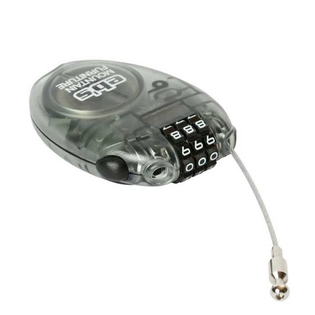エビス ケーブルロック eb's CABLE LOCK SMOKE スノーボード スノボ 盗難防止  [メール便][221013]