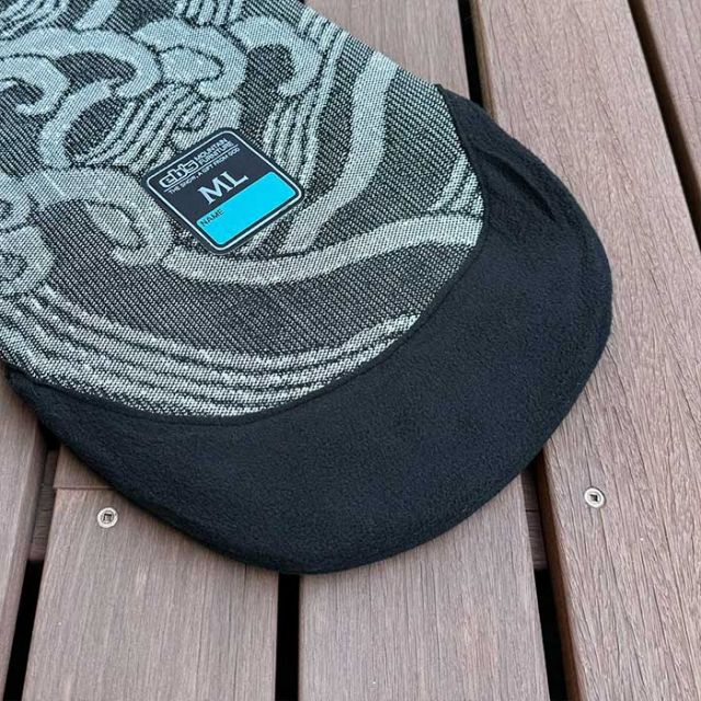 エビス ボードカバー  ニットカバー ナミ EBIS 440032 KNIT COVER NAMI M / L スノーボード ケース カバー ブラック (241030)