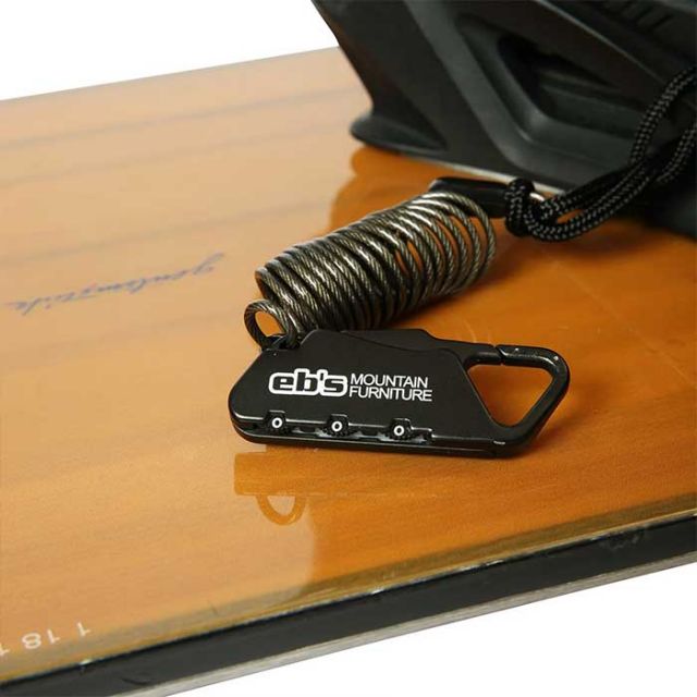エビス ロック リーシュ EBIS 4400710 LOCK LEASH スノーボード 盗難防止 カギ メール便 (241030)