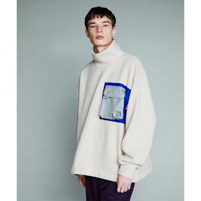 エフシーイー フリース モックネック F/CE. POLARTEC MOCK NECK (IVORY) アウター ポーラテック メンズ [221004]