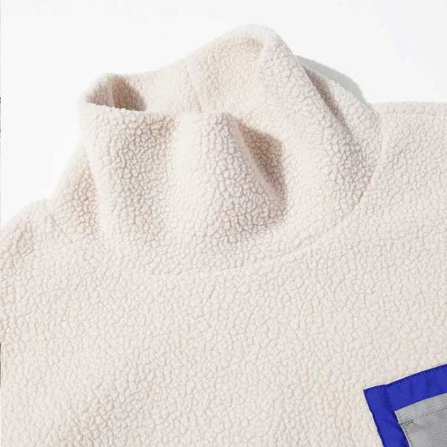 エフシーイー フリース モックネック F/CE. POLARTEC MOCK NECK (IVORY) アウター ポーラテック メンズ [221004]