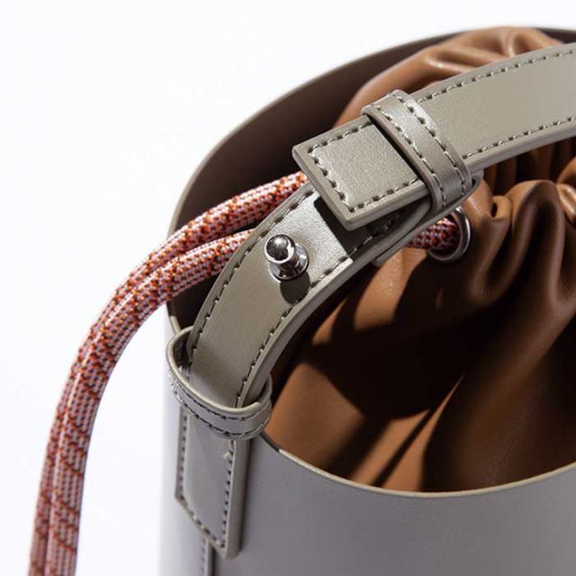 F/CE. TECH LEATHER BUCKET MINI SHOULDER