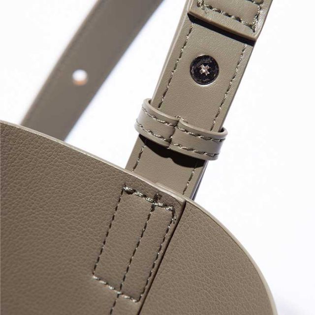F/CE. TECH LEATHER BUCKET MINI SHOULDER