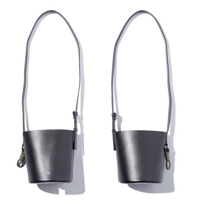F/CE. TECH LEATHER BUCKET MINI SHOULDER