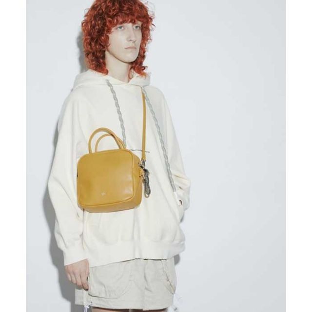 エフシーイー レディース ショルダーバッグ F/CE. テック レザー ミニ スクエア ショルダー TECH LEATHER MINI SQUARE SHOULDER (231228)
