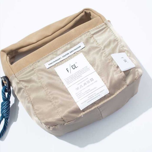F/CE. TECH LEATHER SUEDE MINI POUCH