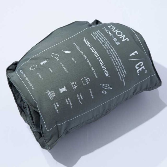 F/CE. 24-TAION BY PACKBLE DOWN SCARF