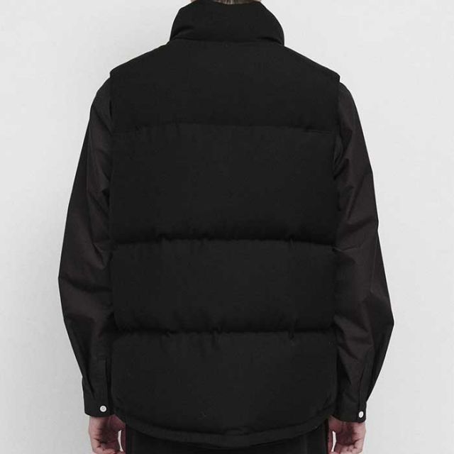 エフシーイー ダウンベスト F/CE パファー ベスト STLTH PUFFER VEST FCE×DIGAWEL ディガウェル メンズ レディース ユニセックス ブラック S / M 秋冬 (241030)