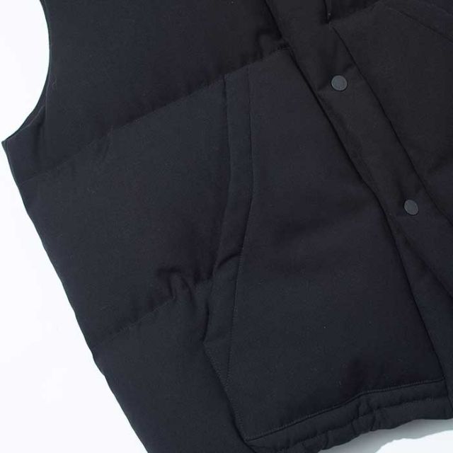 エフシーイー ダウンベスト F/CE パファー ベスト STLTH PUFFER VEST FCE×DIGAWEL ディガウェル メンズ レディース ユニセックス ブラック S / M 秋冬 (241030)
