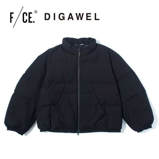 エフシーイー ダウン ジャケット パファー ジャケット F/CE STLTH PUFFER JACKET FCE×DIGAWEL ディガウェル メンズ レディース ユニセックス ブラック S / M (241030)
