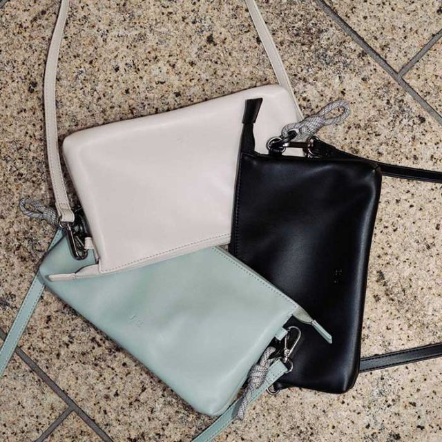 F/CE. TECH LEATHER MINI CLUTCH SHOULDER